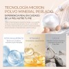 Sacelady Base De Maquillaje Polvo Compacto Fijador Matte Spf C