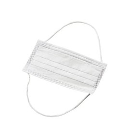 AOMI Three-Layer Overhead Mask, Kaken Center Certified, 99% PFE, VFE, BFE, 100 Pieces, White (Overhead Mask)