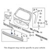 Rexka Tailgate Garnish Clips for Honda Acura 91513-SJK-003 Accord Civic