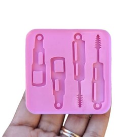 Makeup Mold - Beauty Earrings Mold - Lipstick Mold - Rimmel Mold - Silicone Mold for Epoxy Resin - Mascara Mold Beauty Mold