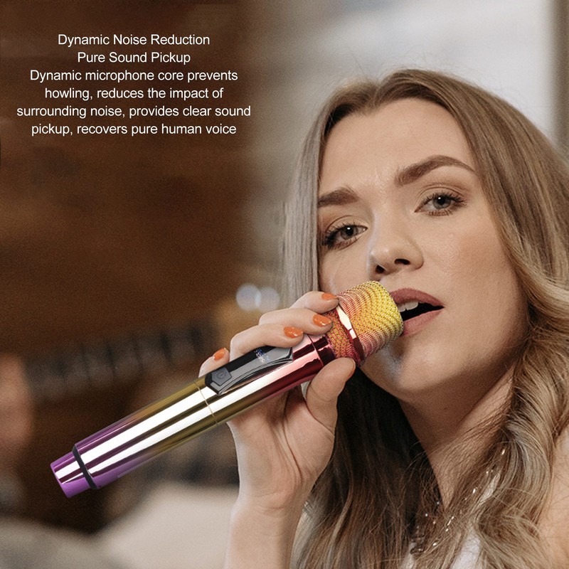 Wireless Microphone Intelligent Noise Reduction Clear Sound Pickup Rechargeable Handheld