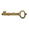 JUVOSY Unlacquered Brass Wall Hooks – Vintage Key Design –