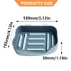 Qaixwuyi Pack of 4 Soap Box Double Drain Soap Box