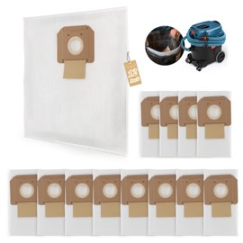 VOUPRONGZY 12 Stück Staubbeutel für Bosch Gas 35 M AFC/35 L AFC/35 L SFC+ für Bosch Gas 35 Filterbeutel Staubbeutel Ersatz 2607432037 Staubsaugerbeutel Staubsauger Zubehör xx