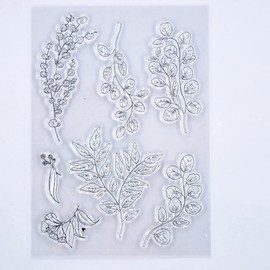 DDOUJOY Flowers Leaves Clear Stamps for Card Making Decoration and DIY Scrapbooking 3042815