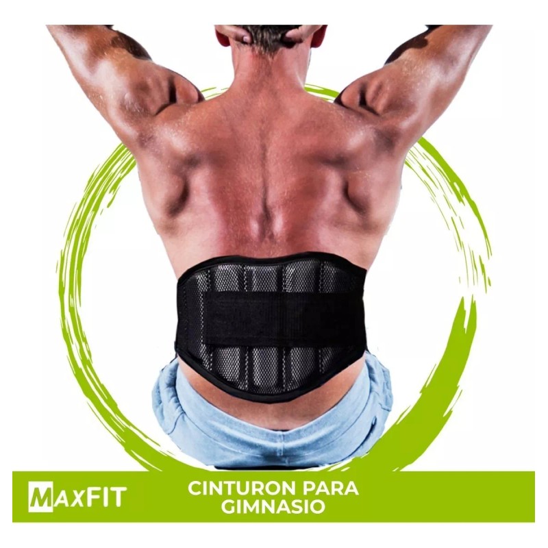 Maxfit Cinturón Para Pesas Faja Levantamiento Gym Pro Maxfit Betl4