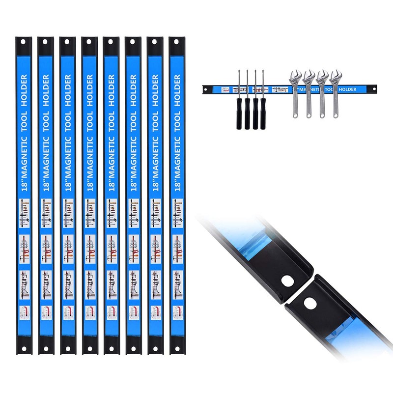 CooFel Magnetic Tool Holder 18 Inch 8 Pack Heavy Duty