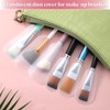 20Pcs Clear Makeup Brush Covers, 5 Sizes Transparent Cosmetic Brush