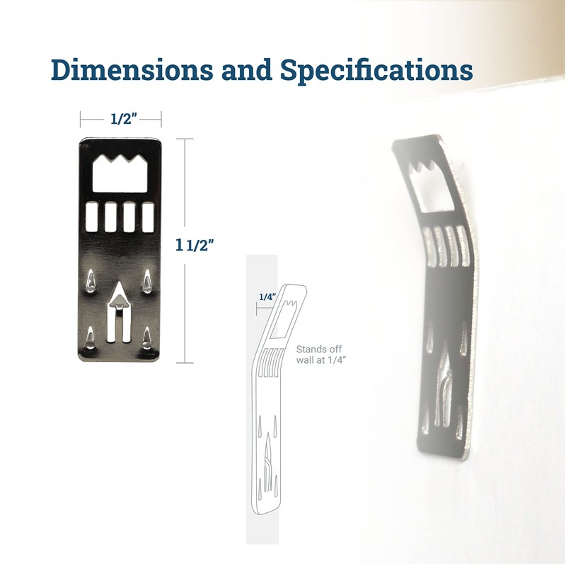 Kwik Foam Board Hangers - 100 Pack - Quick &