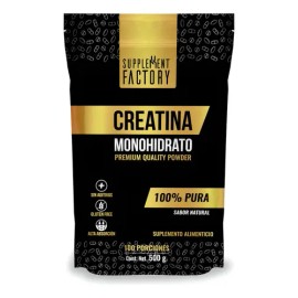 Creatina Monohidratada Pura 500 g, Ultra Pura, Sin Aditivos, 100 Porciones, Calidad Premium, Sabor Natural                                            
