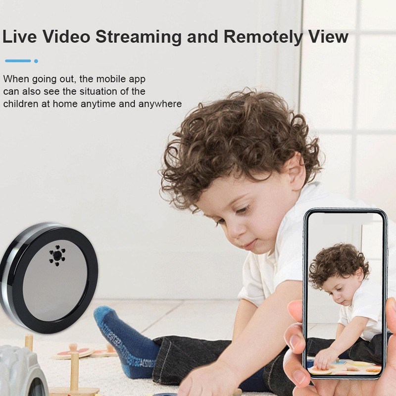 Security Camera Alarm Clock FHD1080P Wifi Surveillance Camera 2 Way
