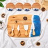 Patelai 9 Pcs Ocean Resin Cutting Board Set with 4