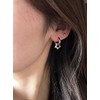 Earrings 925 Silver Hanging, Stella Earrings Hanging Silver Women's Hoop