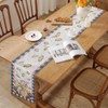 Everpwr Carrots Rabbit Bunny Happy Easter Eggs Table Runner, Spring