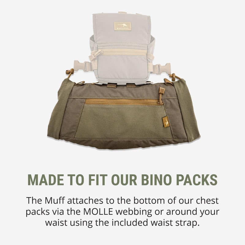 Marsupial Gear Handwarmer Muff - Insulated Hand Warmer Muff with