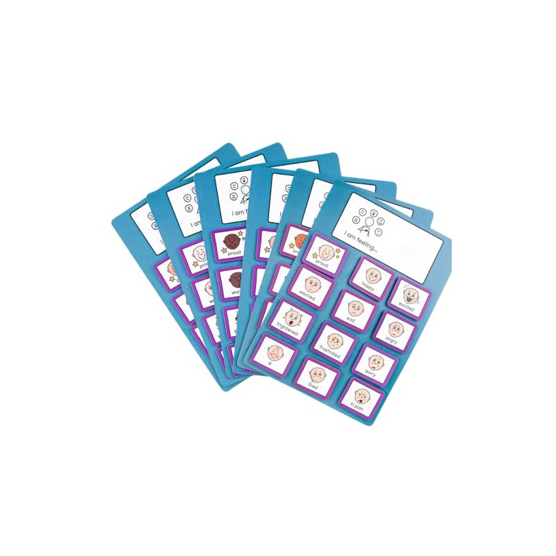 I Am Feeling Chart, (D) Emotions Visual Symbols To Support