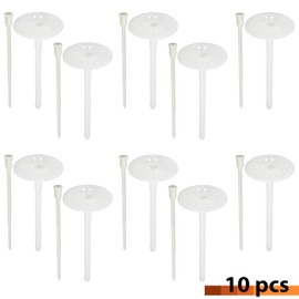 AERZETIX - Set of 10 Impact Dowels for Insulation Materials Diameter 8 x 135 mm + 10 Nails 140 mm - Made of Nylon - Attachment of Insulation Panels Thermal Plate Extruded Expanded Polystyrene