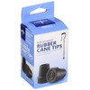 Medline Cane Replacement Tips, Black