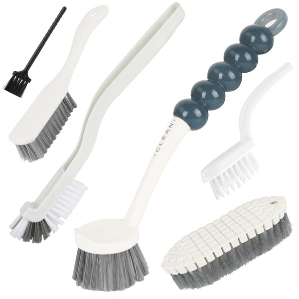 Juego de 6 cepillos de limpieza multiusos para el hogar,