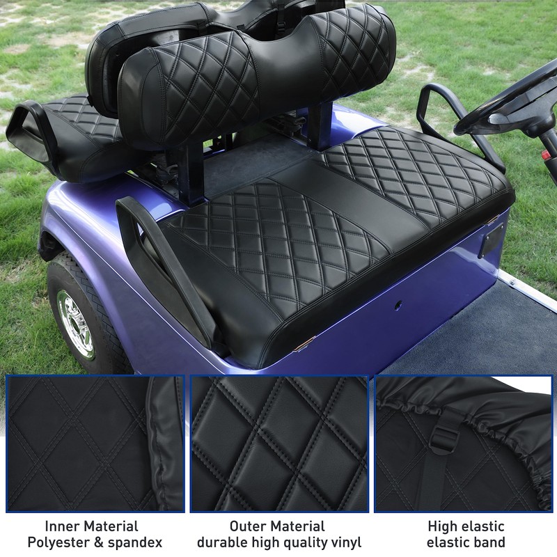 NOKINS Golf Cart ET Front Seat Covers Suitable for EZGO