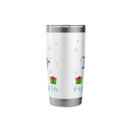 Yati For Santa Xmas Lights Yeti Christmas Stainless Steel Insulated Tumbler