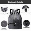 Hoedia Sports Drawstring Backpack - String Swim Gym Bag with