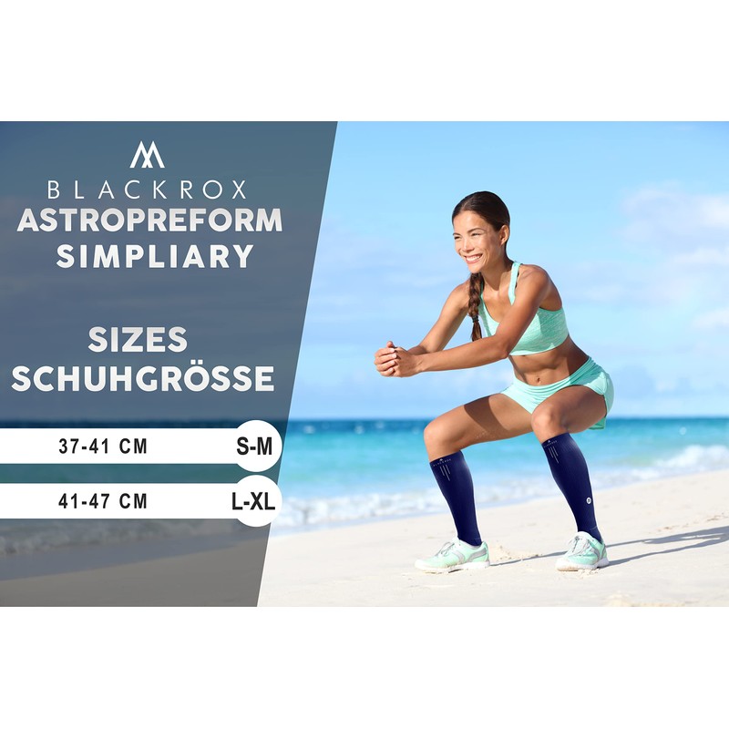 BLACKROX Compression Stockings Sports Astropreform Compression Socks Comparison Winner Sports