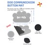 4 Pcs Dog Talking Button Set, Dog Buttons for Communication,
