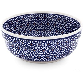 Original Bunzlauer Keramik Schüssel mit Innendekor Ø15,7 cm, 0,5 Liter [Form 3] Dekor 120