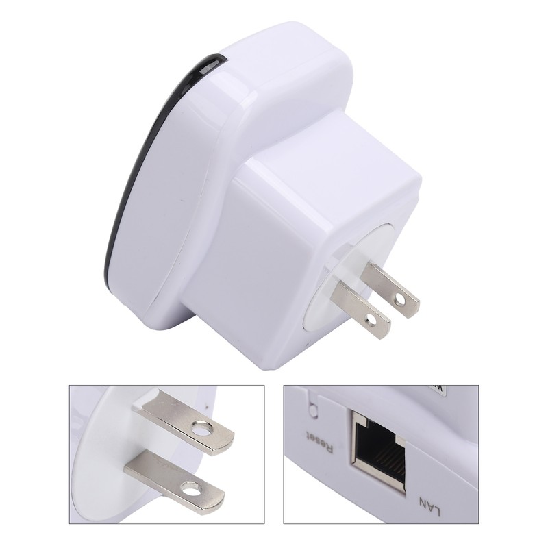WiFi Range Extender Signal Amplifier Repeater Support 2.4GHz WLAN 300M