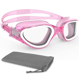 Winline Swimming Goggles Clear Vision Anti Fog Anti UV Anti Leak Waterproof Swim Goggles with Polarized or Non-Polarized Lens for Adult Men Women Teenager