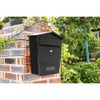 SereneLife Wall Mount Lockable Mailbox, Outdoor Galvanized Metal Key Large