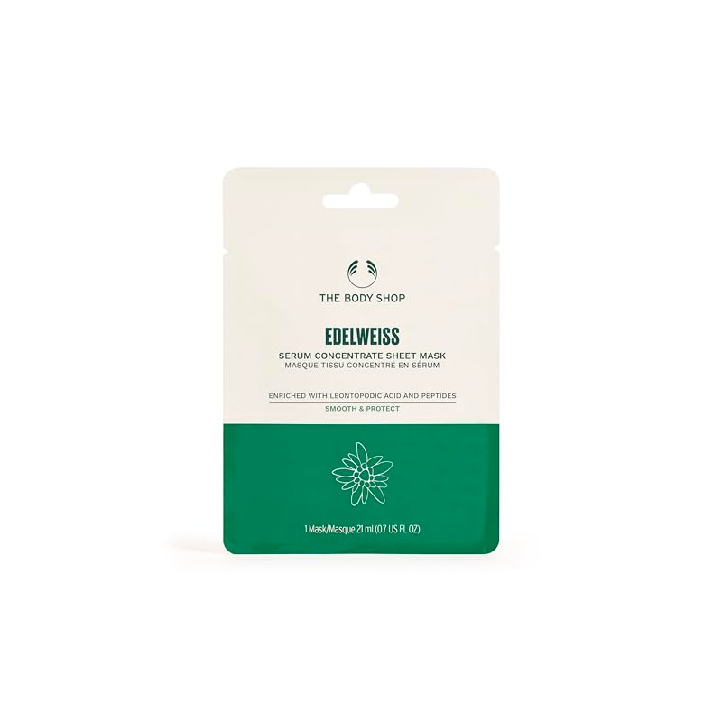 The Body Shop Serum Concentrate Sheet Mask - Edelweiss Smooth