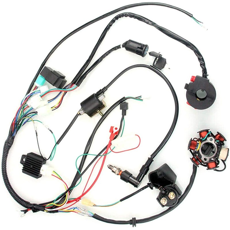 Complete Wiring Harness Kit Electrics Wiring Harness Stator Coil CDI