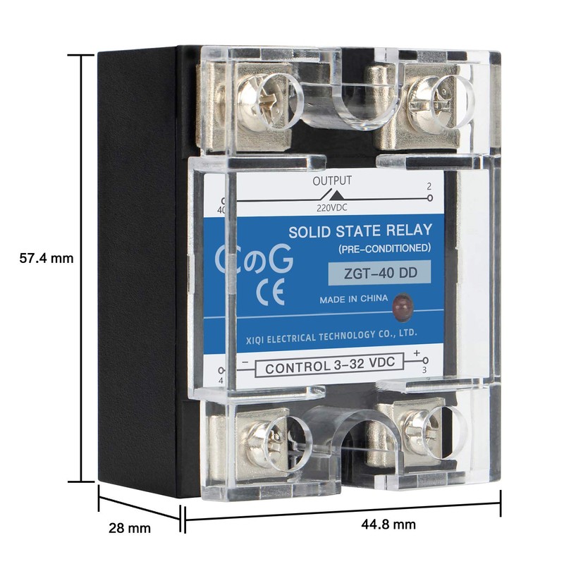 CG Solid State Relay SSR-40DD DC to DC Input 3-32VDC