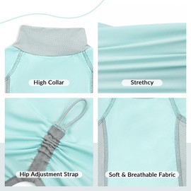 Dog Sun Protection Shirt, UV Shirt for Dogs, Lightweight Breathable Cooling Vest, Quick Dry Dog Summer Clothes for Small Dogs