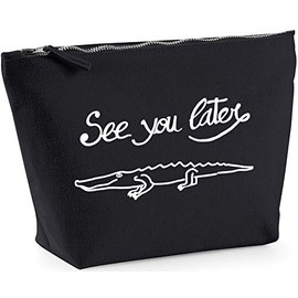 Hippowarehouse see you later alligator printed make up cosmetic wash bag 18x19x9cm