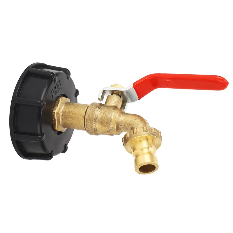 IBC Tote Adapter 3/4in Brass Tote Fitting Coarse Thread 275‑330