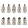 Ruiwaer 10PCS Silver High Pressure Misting Nozzles High Pressure Outdoor