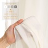 Chiffon Backdrop Curtain Ivory 5ft x 10ft 2 Pieces Cream