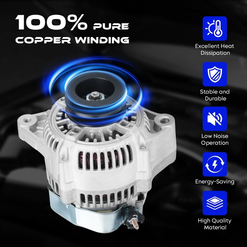 13497 Alternator Replacement for Toyota Land Cruiser 4.5L 1993-1997, for
