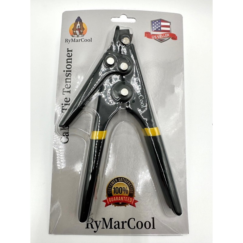 RyMarCool Cable Tie Tensioning Tool Durable Steel, Comfortable Handles, For