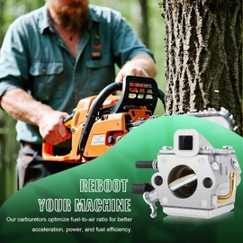 QAZAKY Carburetor Compatible with 034 036 MS340 MS350 MS360 360Pro Chainsaw Zama C3A-S31A Tillotson 40-HE-20A Carb 11251200651 11251200613 11251200614 11251200615