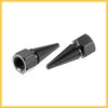 REPAIROCK 4pcs Black Spike Wheel Tyre Tire Valve Air Stem