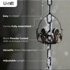 U-nitt Rain Chains, Roof Gutter Downspout Channel, Rainwater Catcher/Diverter, 8.5