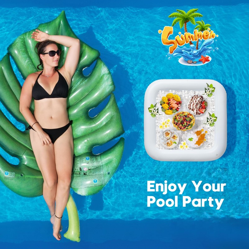 HBlife 4 PCS Inflatable Serving Bar, 2 Size Inflatable Buffet