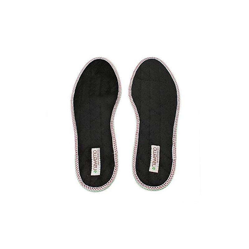 Nawemo Cinnamon Soles Velvet (Pack of 5), Black, 45 EU