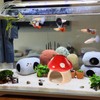 Mairuker Fish Tank Decor, Mushroom House Aquarium Decorations, Ceramic Betta