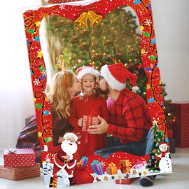 Christmas Photo Booth Props Frame Party Supplies - Xmas/Winter/Holiday New Year Decorations