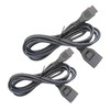 Retro Game Console Controller Extension Cable Compatible For Retro Game Systems, Sega Genesis, 6 Feet â 1.8m (Two Cables)